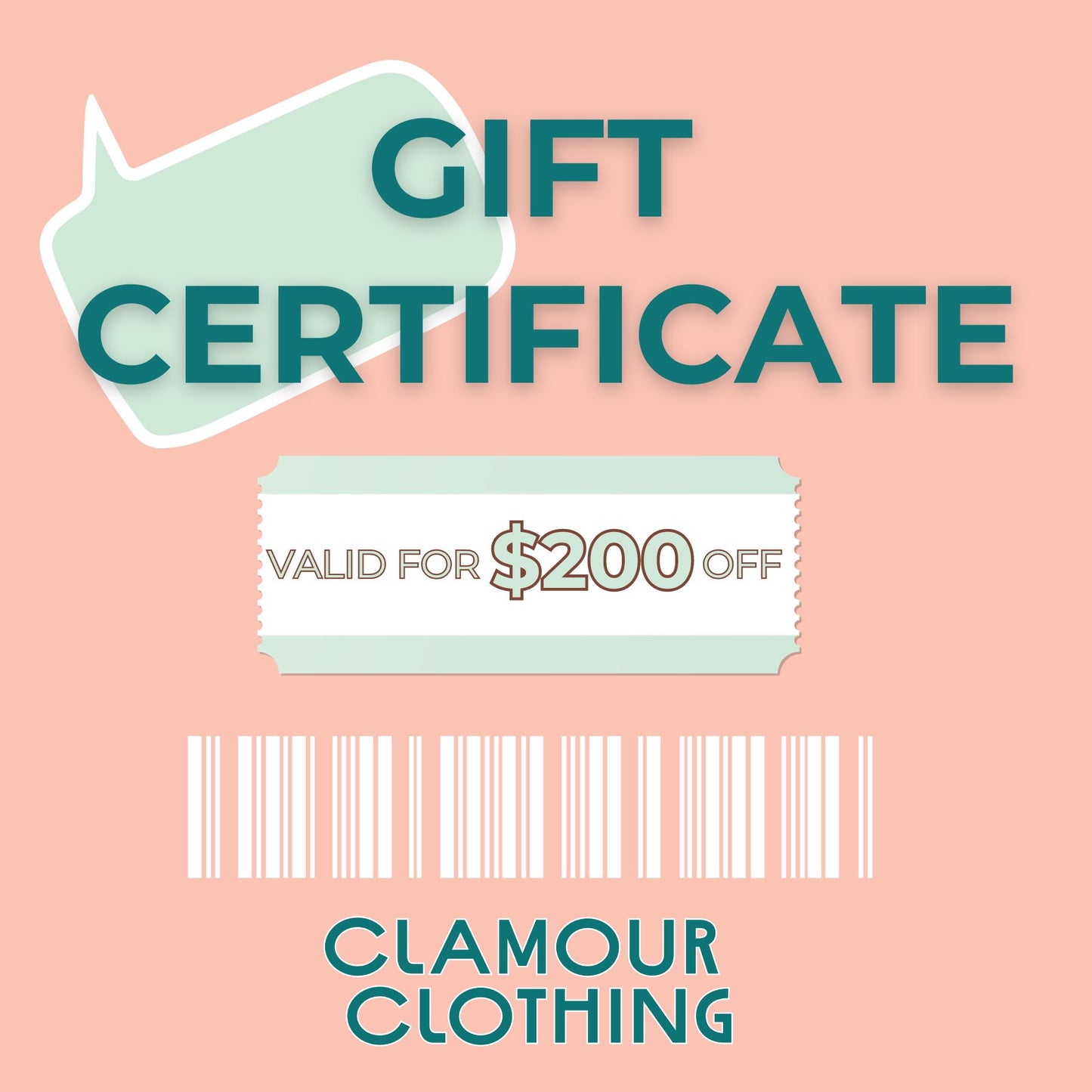 Clamour Clothing Gift Certificate