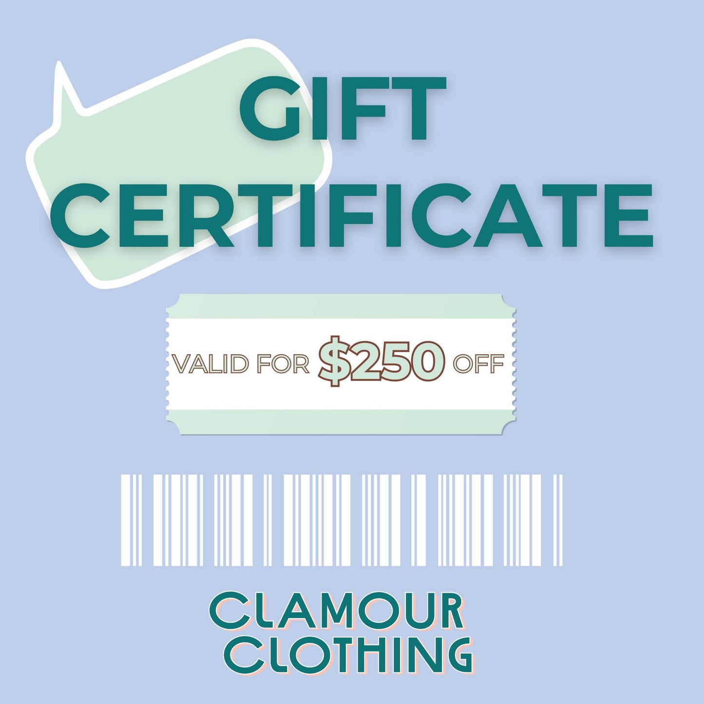 Clamour Clothing Gift Certificate